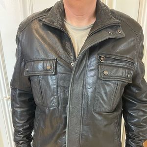 Leather Jacket, Andrew Marc, XL